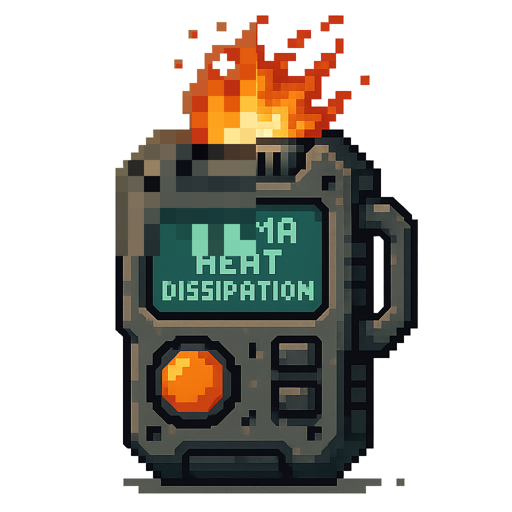 A small futuristic gadget that lets you manage plasma heat dissipation