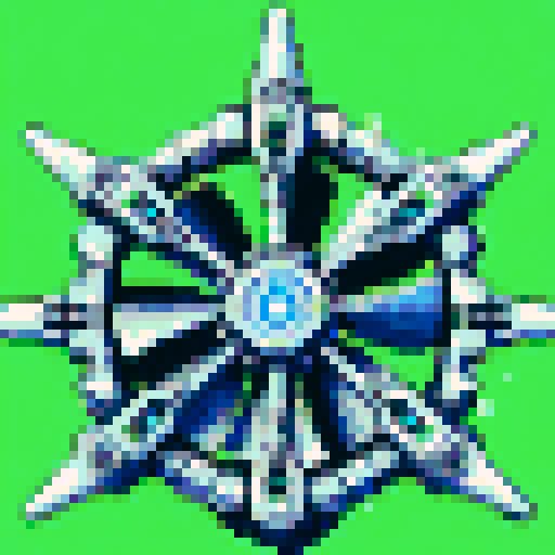 sci-fi, glowing laser sword, fan, vibrant colors, pixelated, detailed hilt, close-up, intense expression, futuristic, 32x32 pixels, sRGB, skillful art, game icon