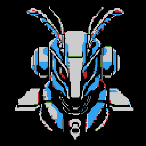 praying mantis helmet, retro 8-bit, intricate detailing, sharp angles, pixel art, 