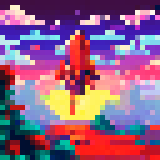 Pixelated space explorer, retro spaceship repair, bright starry sky, game icon, 32x32 pixel art, sRGB, skill art, close up, portrait