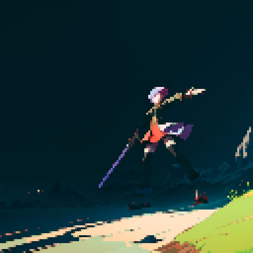 2D persona battle background