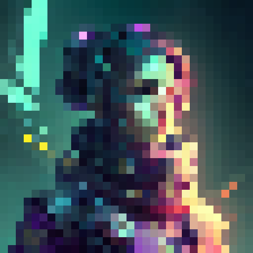 "Create a sleek, cyberpunk-inspired gamer logo featuring a bold red and black color scheme, with a futuristic tinted effect that pops off the screen."