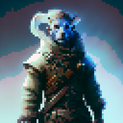 Draw a Viking-style archer unit with a transparent background. Make the unit fit fully within the frame. Use some shades of blue on the unit's clothing. Use a low-detail top-down style.