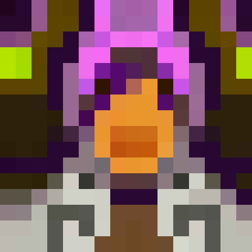 Purple robed warlock casting a spell, with glowing hands and intense gaze, in an snes Sprite style