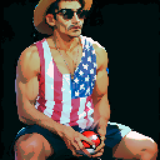 Male Hispanic holding Pokéball 