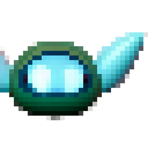 Blob-like cute alien with adorable big eyes