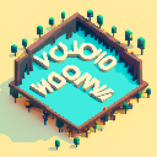 A top down view of a Large wooden sign that says Welcome to DemoPenguin. No background. For pokemon like game