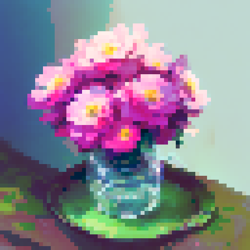 Spring colorful views with flowers