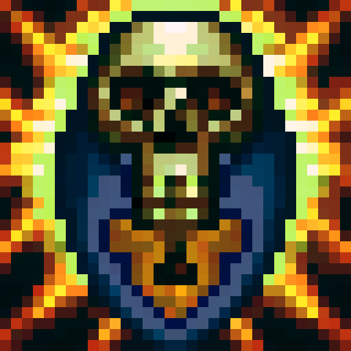 bold, fierce, and cute skull, semi profile