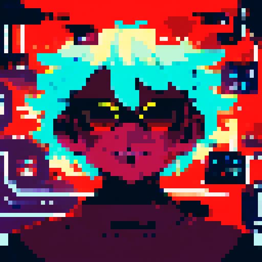 Large computer, futuristic, glowing, neon colors, detailed circuitry, wires, mechanical, sleek design, , 