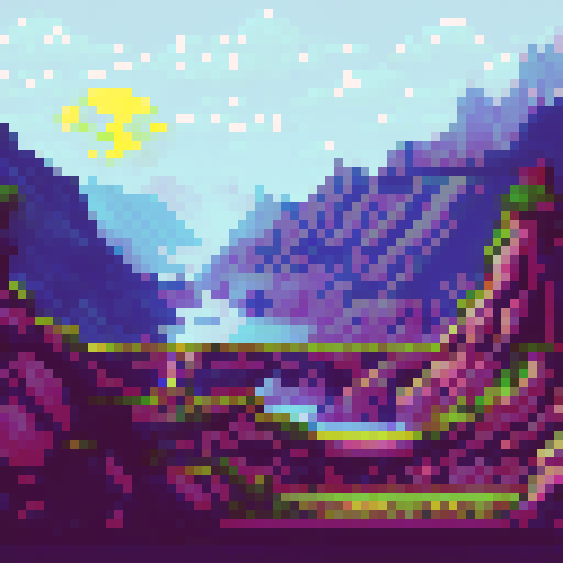 pixel of final fantasy character, a lancer