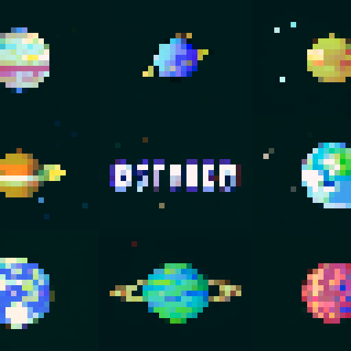 4 different planets based on the image
