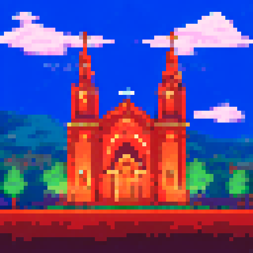 christmas celebration in the philippines - church at night