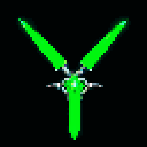 rogue's dagger, shimmering silver blade, intricate engravings, glowing green gemstone handle