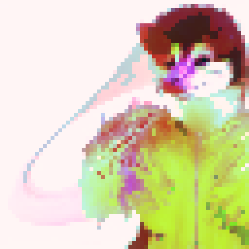 Sleek, fluid, and vibrant. A kaleidoscope of colors, iridescent scales, and mesmerizing patterns.  Slithering through a lush jungle, the snake coils around a branch, its forked tongue tasting the air as it prepares to strike at its prey.