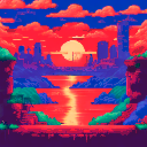 rainbow, city, underground, dark, blue