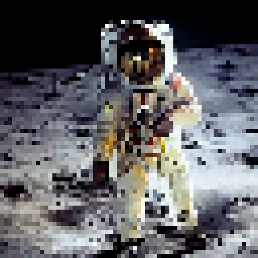 Man on the moon photo