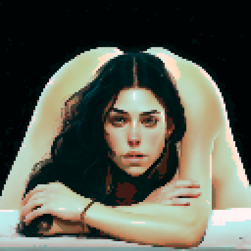 front-view of sexy naked woman getting fucked from behind