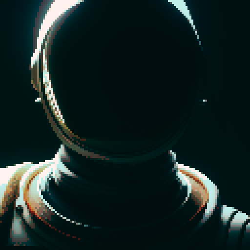 an astronaut ((fully detailed and realistic no deformations )) lost on the moon, in the realistic sci-fi and cinematic Photographic style, extremely detailed in 4k/8k with cinematic lighting with a feeling of despair and suffocation No face showing, just the reflection of the helmet 