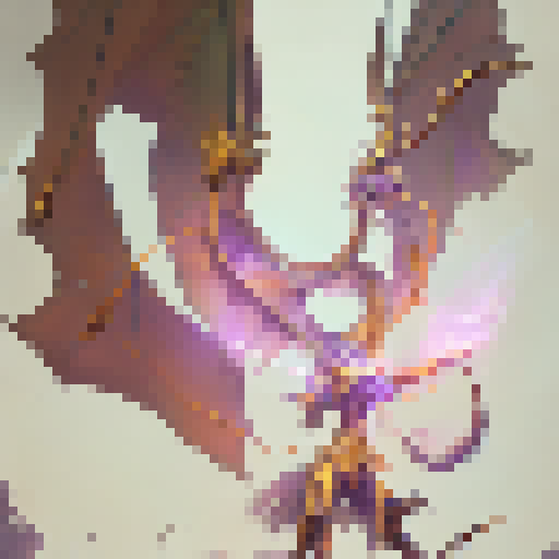 Fiery dragon, gleaming gems, and gold, valiant knight, enchanted misty forest, epic sword fight, fantasy RPG.