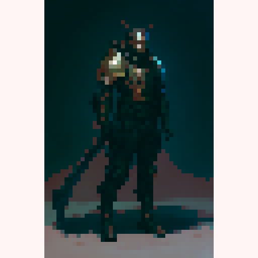 armored soldier, outside castle, unsheathing sword, fantasy RPG