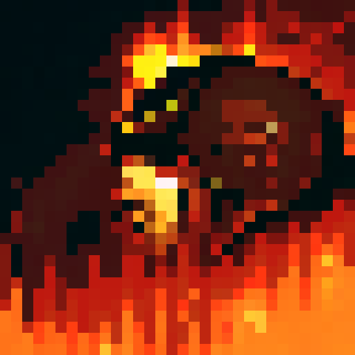 a streetfighter style game character icon