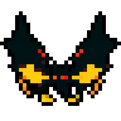 A dark and shadowy demon with smoky tendrils, large bat-like wings, and glowing red eyes. Its body is partially obscured by shadows and it has an eerie, commanding presence. No background.
