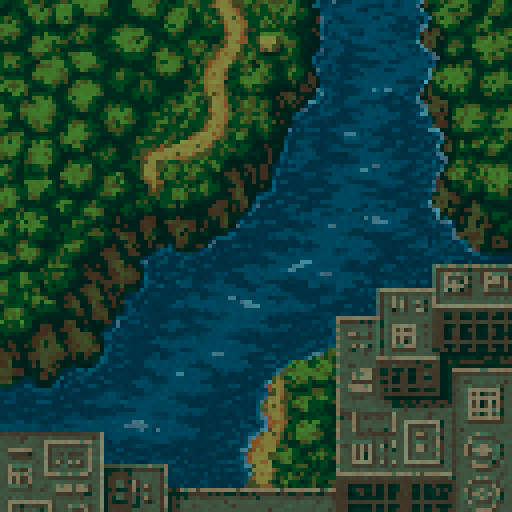 vertical shmup background, top down