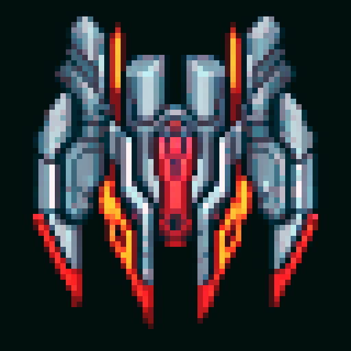 Dark enemy space ships