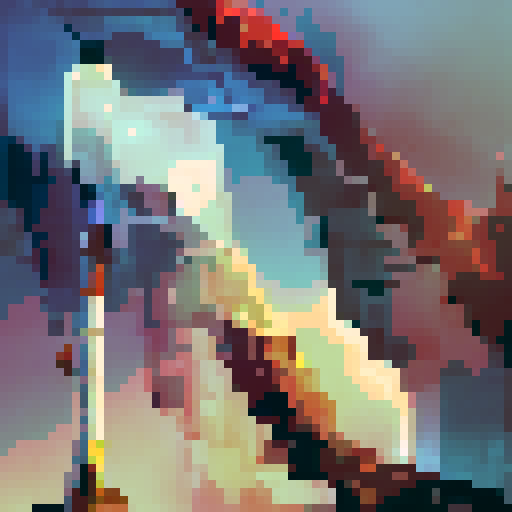 Majestic snow-capped peaks rise above a tranquil Chinese landscape, dotted with pagodas and cherry blossoms, all in the style of a stunning landscape portrait.