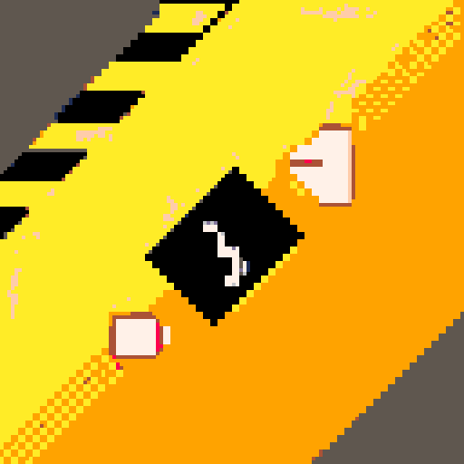 bomb control panel, countdown timer with bold red numbers, two large buttons on either side, pixel art style with vibrant colors and sharp edges, sRGB color space
