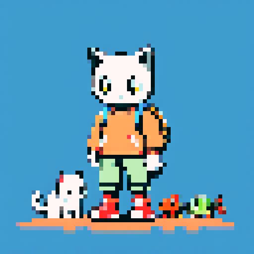 cat, dog, turtle, goldfish, standing together