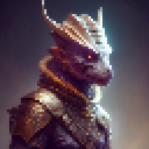 Rugged, bearded warrior with piercing eyes wears a horned helmet and intricate chainmail, brandishing a glowing, enchanted sword amidst a fantastical RPG world - all in highly-detailed, pixel-perfect concept art style.