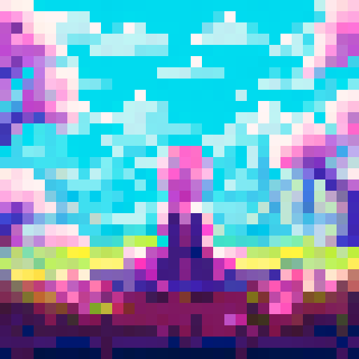 anime girl sitting on a grassy hillside, surrounded by cherry blossom trees