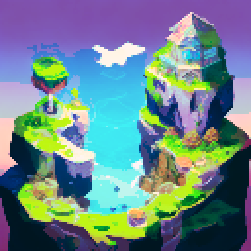 2 dimensional picture, bloodied man with bandages wrapped all around his body looking slightly down into his hand with his heart in it sitting on the cliffside looking towards the ocean with the sun setting in the distance