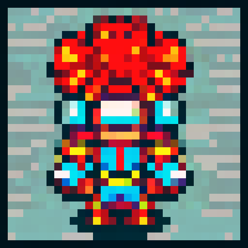 Warrior sprite, knightly colors