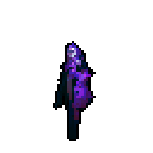 Demon wings on a girl floating