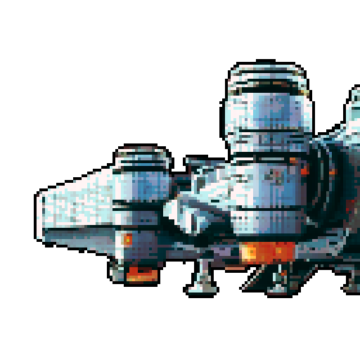 pixel art spaceship