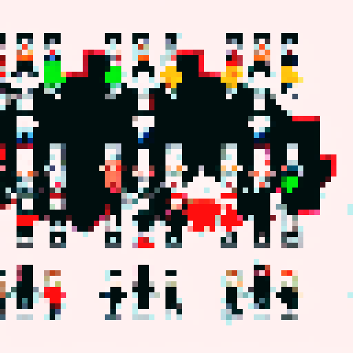 8 directional full body character that is a drug addict 