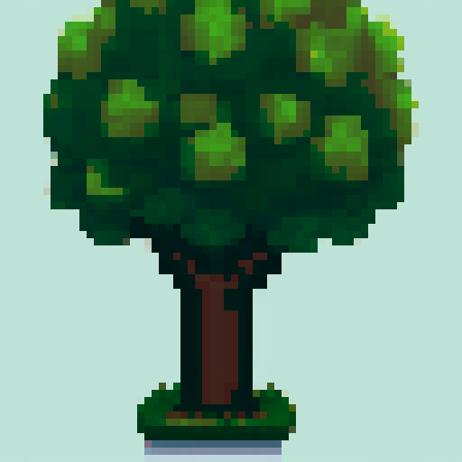 Draw a tree in the same style, just change the foliage