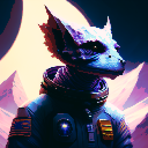 Space Galaxy pixelated portraits
