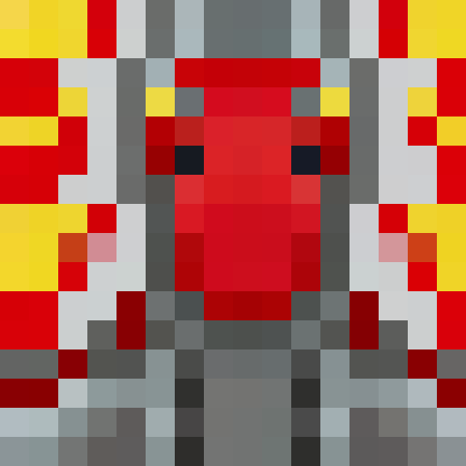 a red japanese vending machine with bright colours