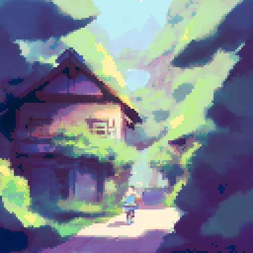 Dangerous lurking cave, dimly lit by torches surrounding an abandoned camping site