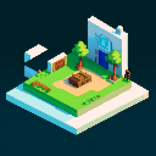 Isometric view of a simple camera.