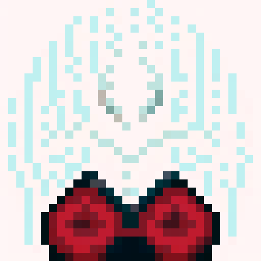 suit, game icon, 32x32 pixel art, sRGB, skill art, close up, portrait, sleek, futuristic, metallic, reflective, high-tech, intricate, detailed, symmetrical, vibrant colors, dynamic, energetic, angular shapes, glowing accents, digital, cyberpunk, augmented reality, neon lights, sharp lines, glossy finish, holographic elements