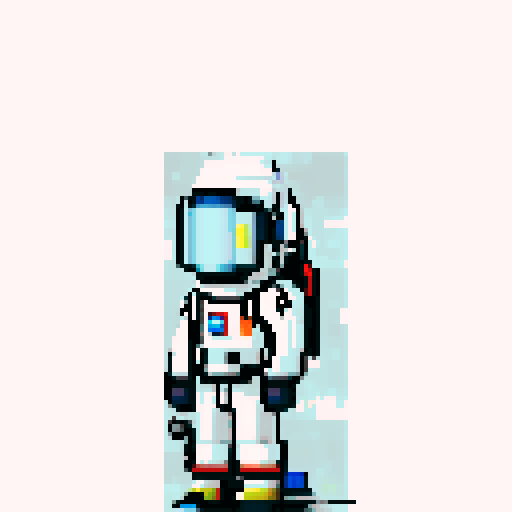 Create a copy of the attached spaceman, however, make the suit different
