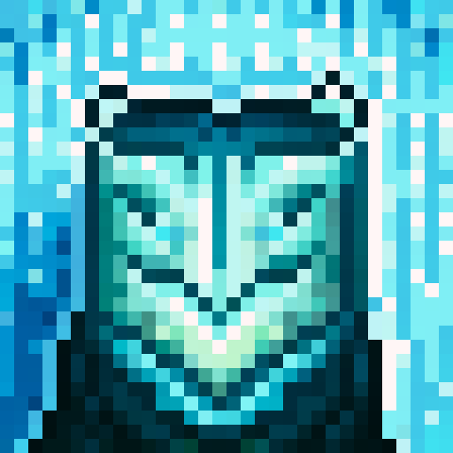 wolf avatar, portrait, glowing eyes