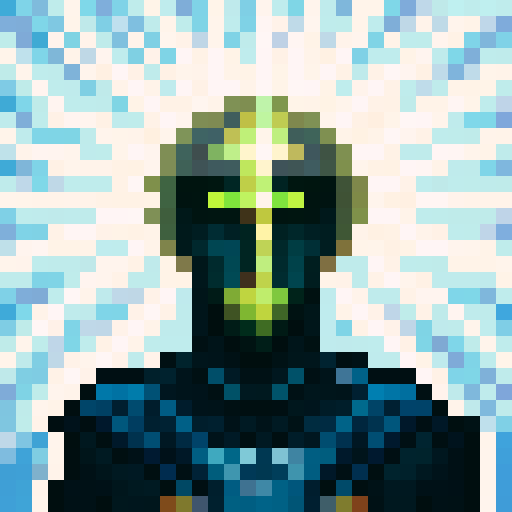 magician coat, game icon, 32x32 pixel art, sRGB, skill art, close up, portrait