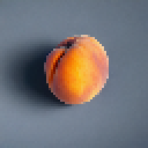  a peach with great eyes