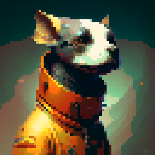 Minimalist, Abstract

        Red planet, loyal pup, geometric shapes.